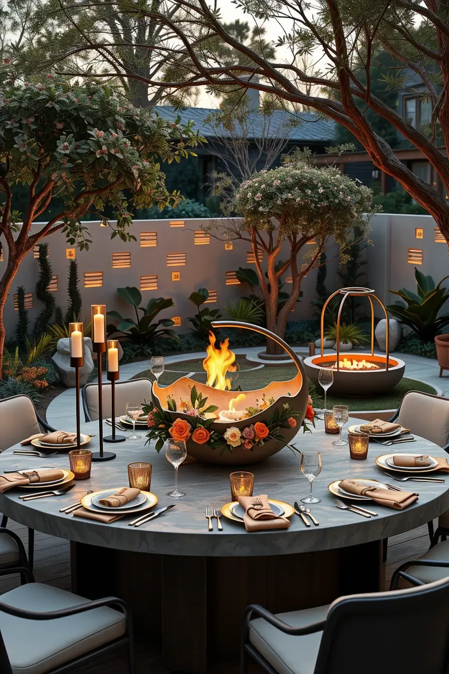 52 Outdoor Dinner Parties 2026: Stylish Curved Furniture And Modern Designer Ideas