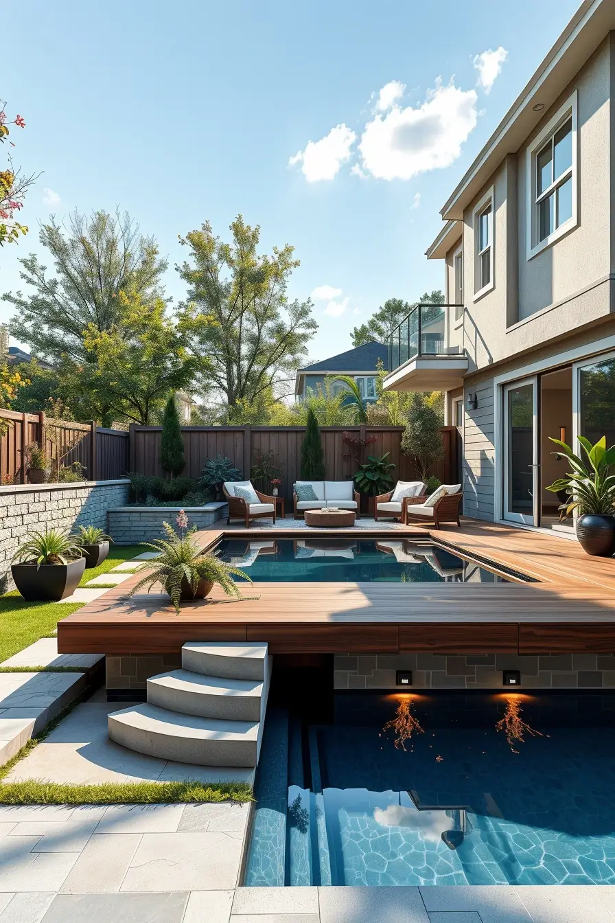 60 Outdoor Pool Area Above Ground 2026 Ideas For A Stylish Backyard Upgrade