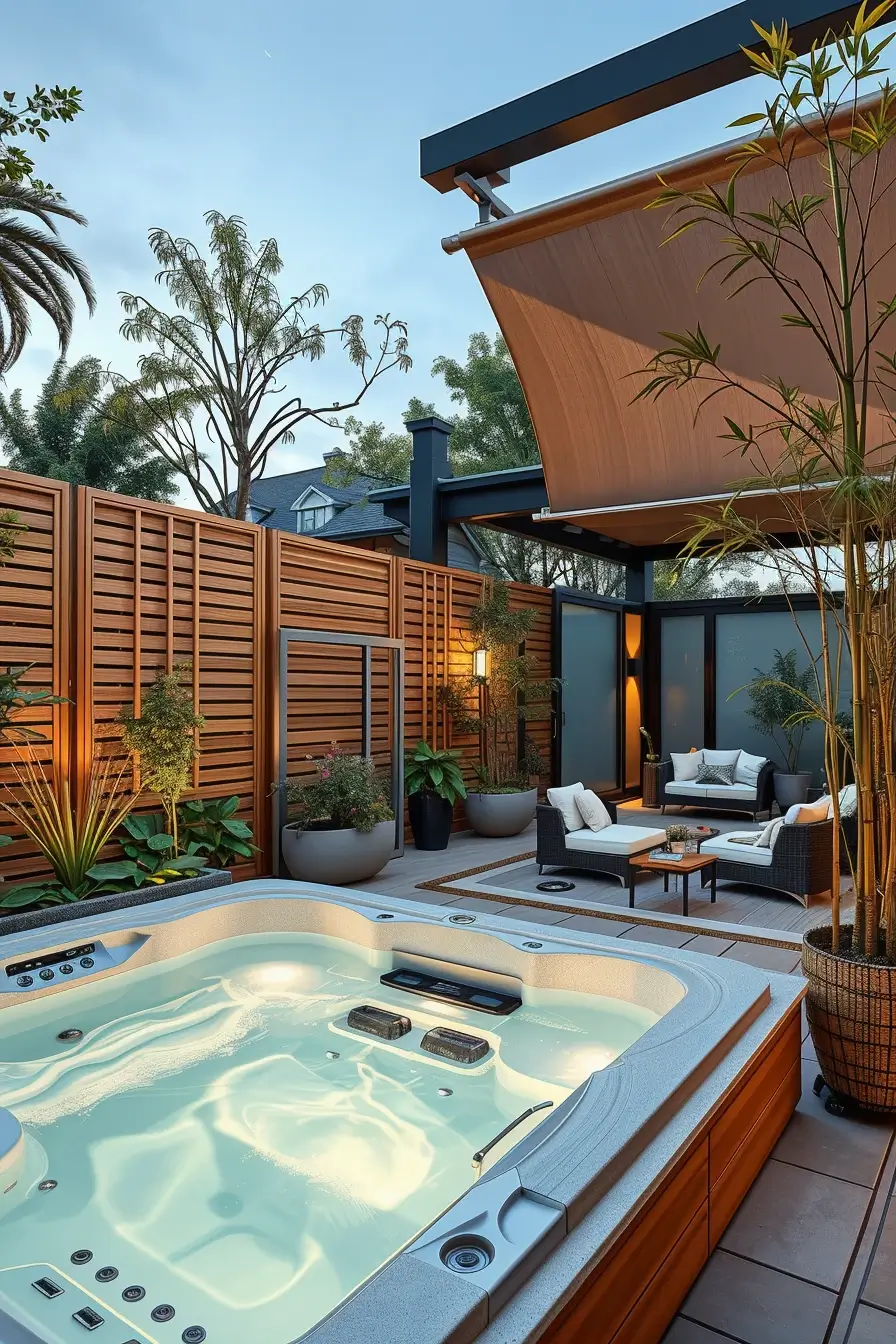 59 Outdoor Spa Ideas 2026: Creative, Stylish & Modern Backyard Wellness Designs
