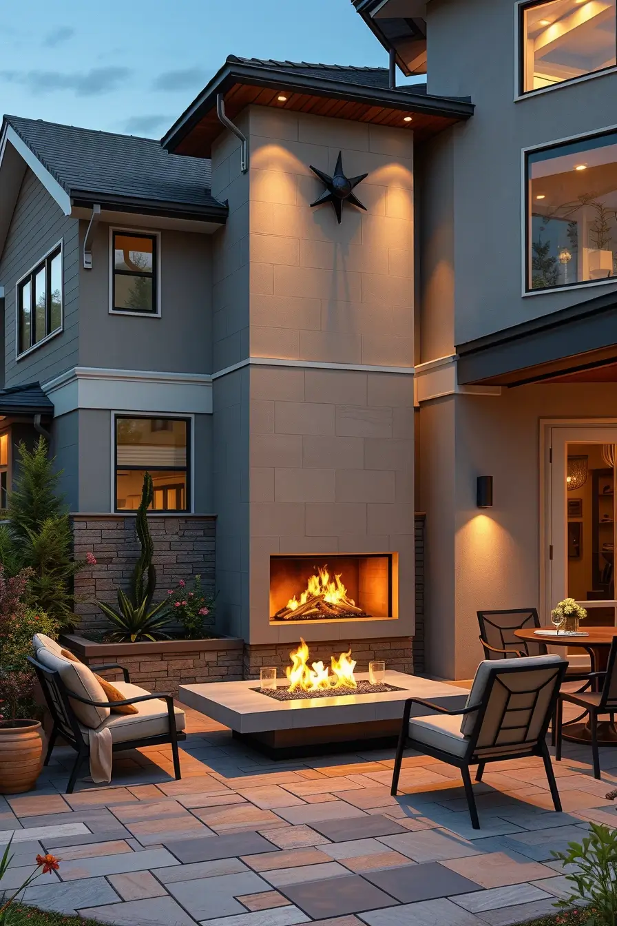 58 Outdoor Fireplace Ideas 2026 For Stylish And Cozy Outdoor Spaces