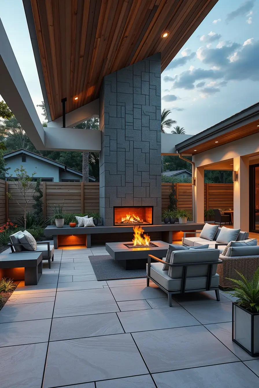 58 Outdoor Fireplace Ideas 2026 For Stylish And Cozy Outdoor Spaces