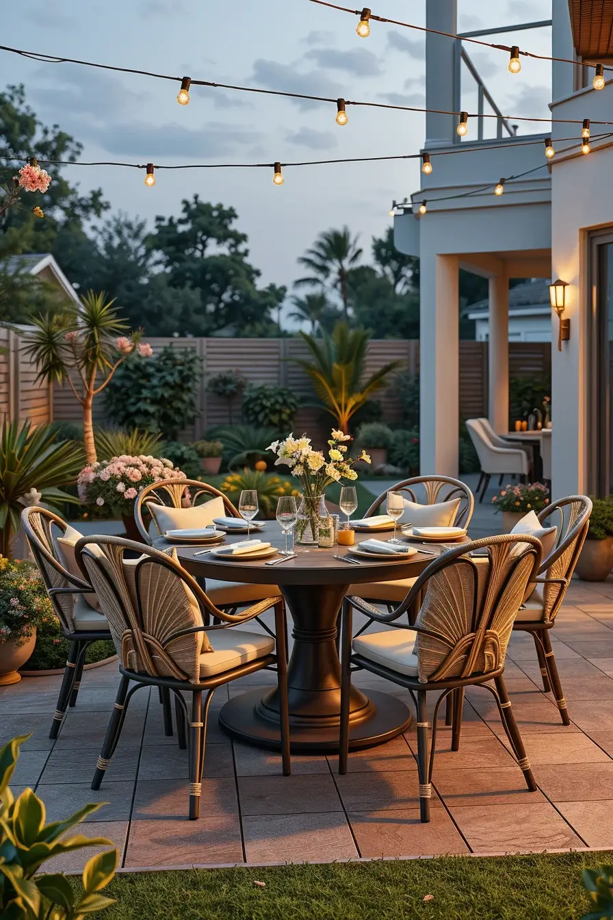 52 Outdoor Dinner Parties 2026: Stylish Curved Furniture And Modern Designer Ideas