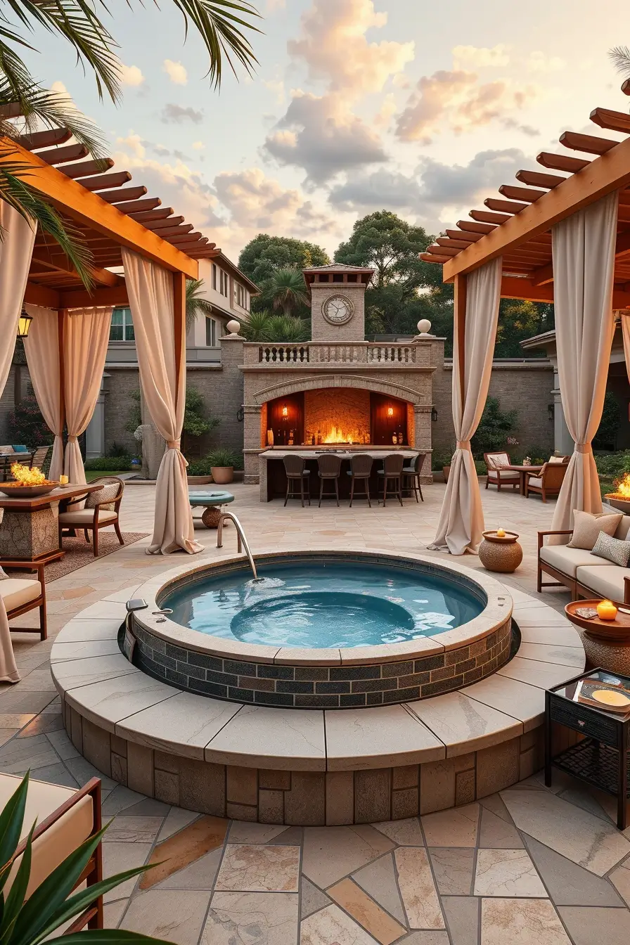 59 Outdoor Spa Ideas 2026: Creative, Stylish & Modern Backyard Wellness Designs