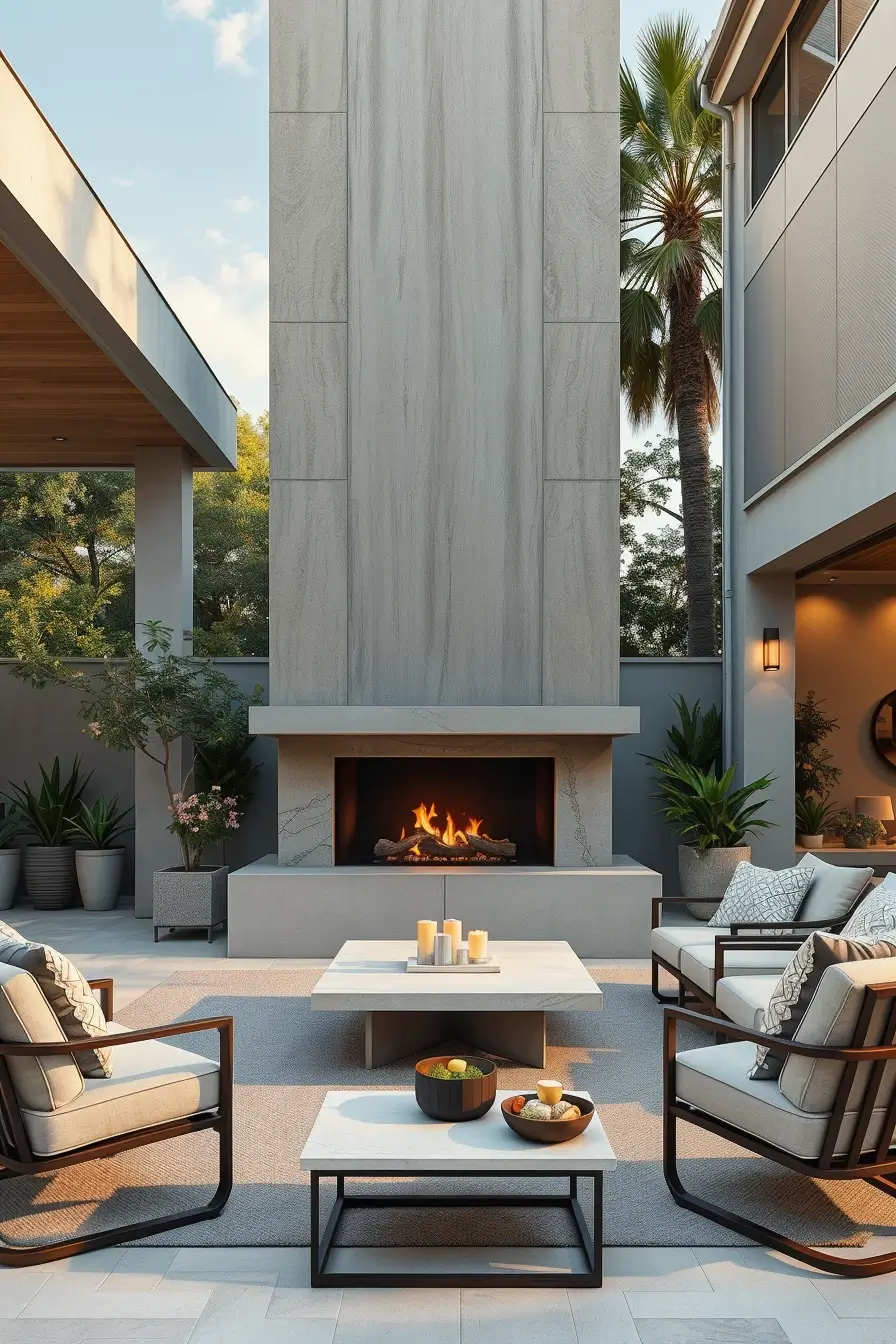 58 Outdoor Fireplace Ideas 2026 For Stylish And Cozy Outdoor Spaces