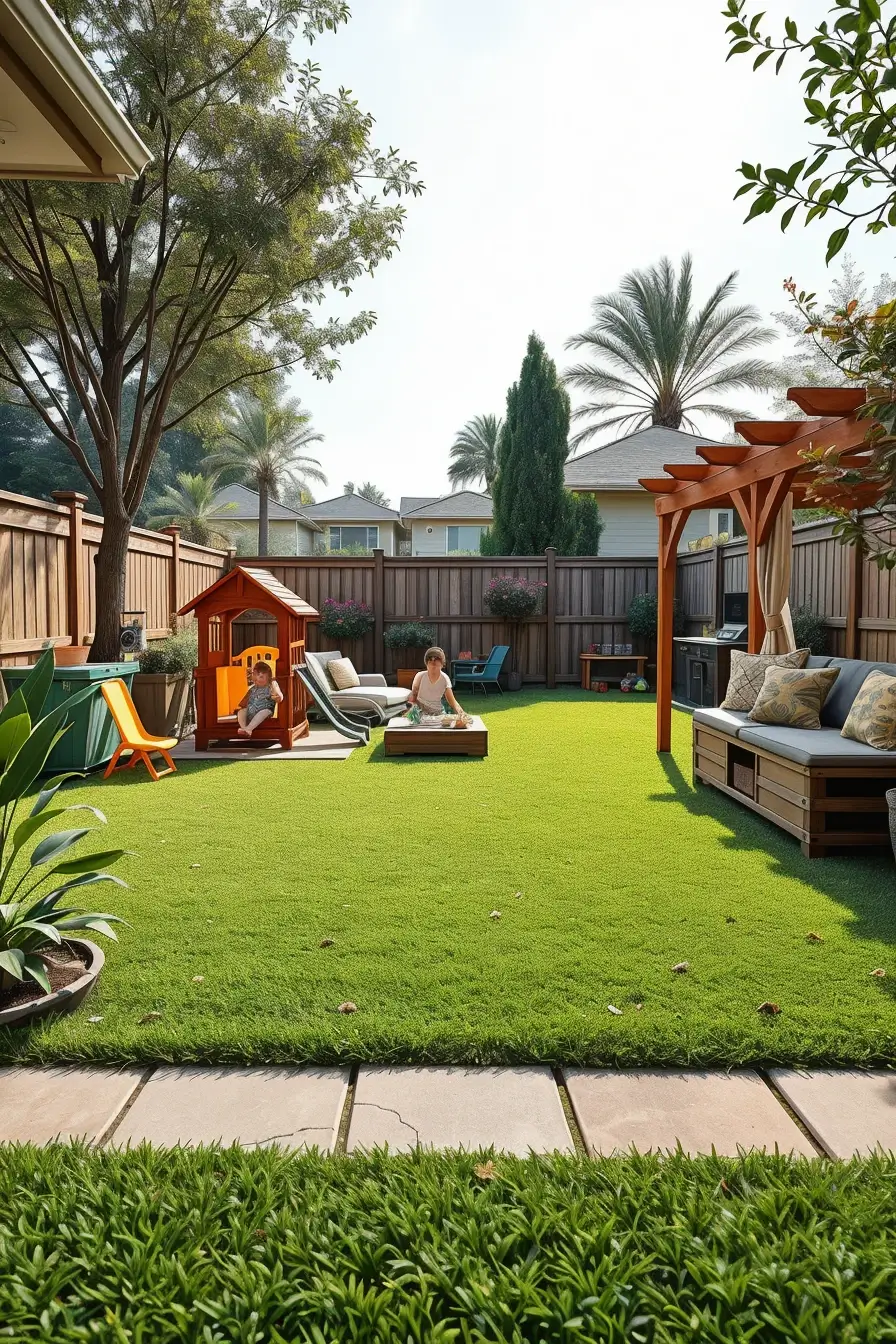 54 Artificial Grass Backyard Ideas 2026 For A Modern And Low-Maintenance Outdoor Space