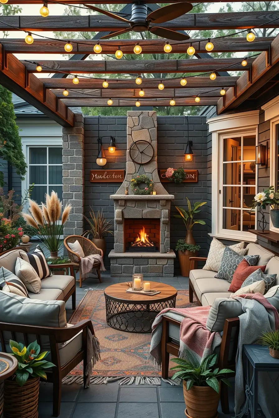 58 Outdoor Fireplace Ideas 2026 For Stylish And Cozy Outdoor Spaces