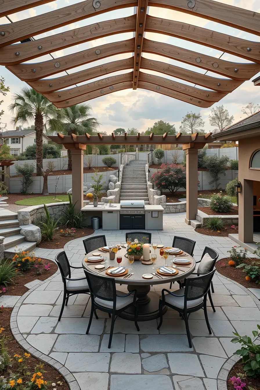 52 Outdoor Dinner Parties 2026: Stylish Curved Furniture And Modern Designer Ideas