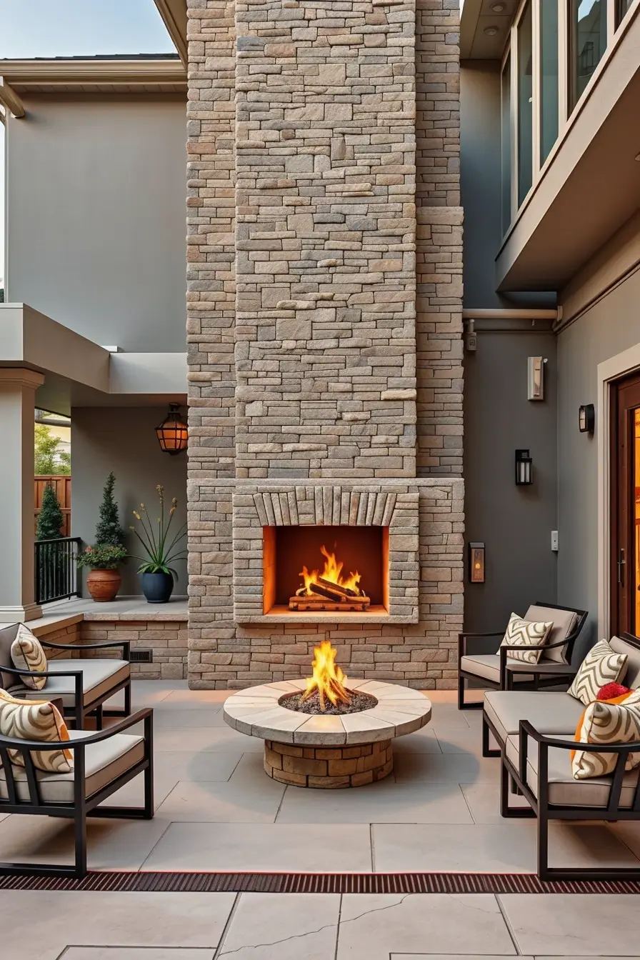 58 Outdoor Fireplace Ideas 2026 For Stylish And Cozy Outdoor Spaces