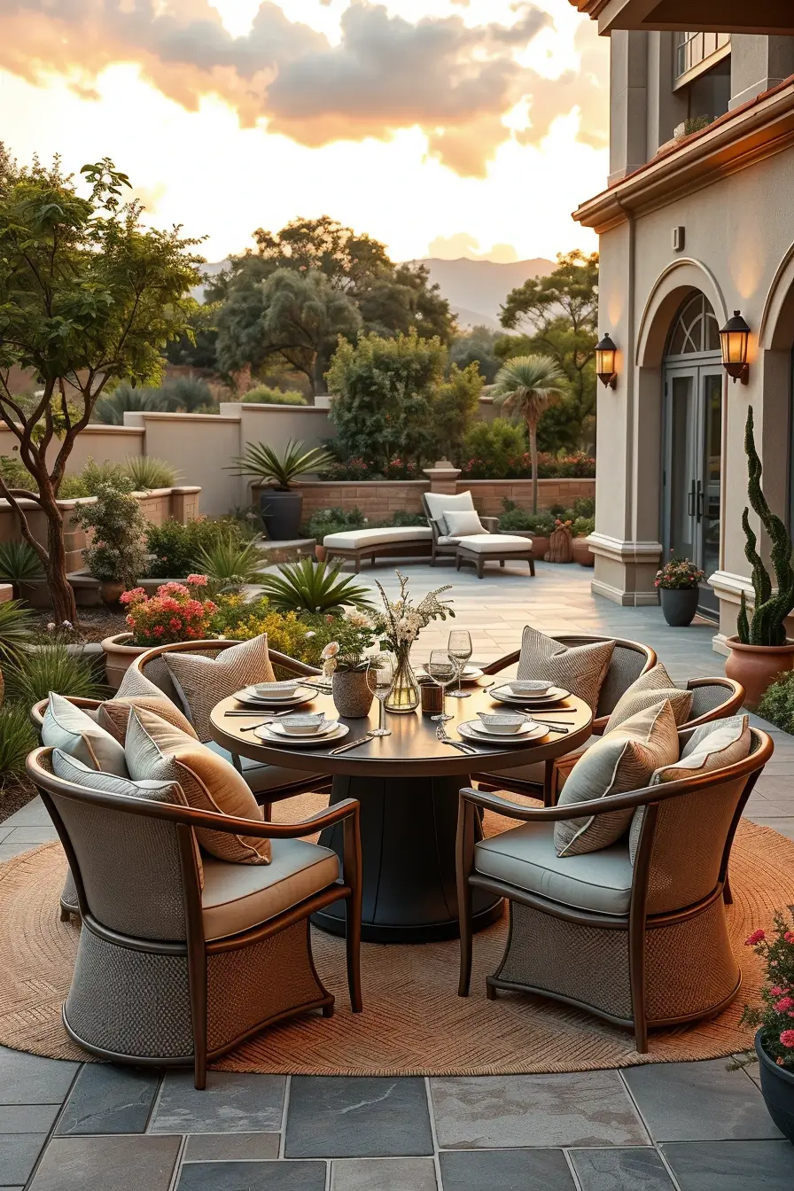 52 Outdoor Dinner Parties 2026: Stylish Curved Furniture And Modern Designer Ideas