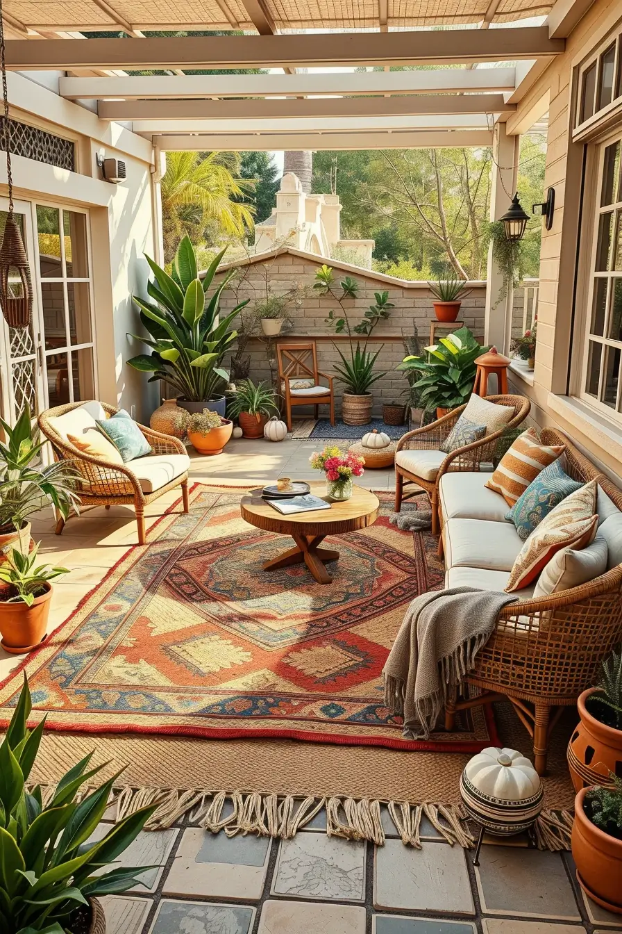 58 Boho Patio Ideas 2026 For A Stylish And Relaxed Outdoor Space