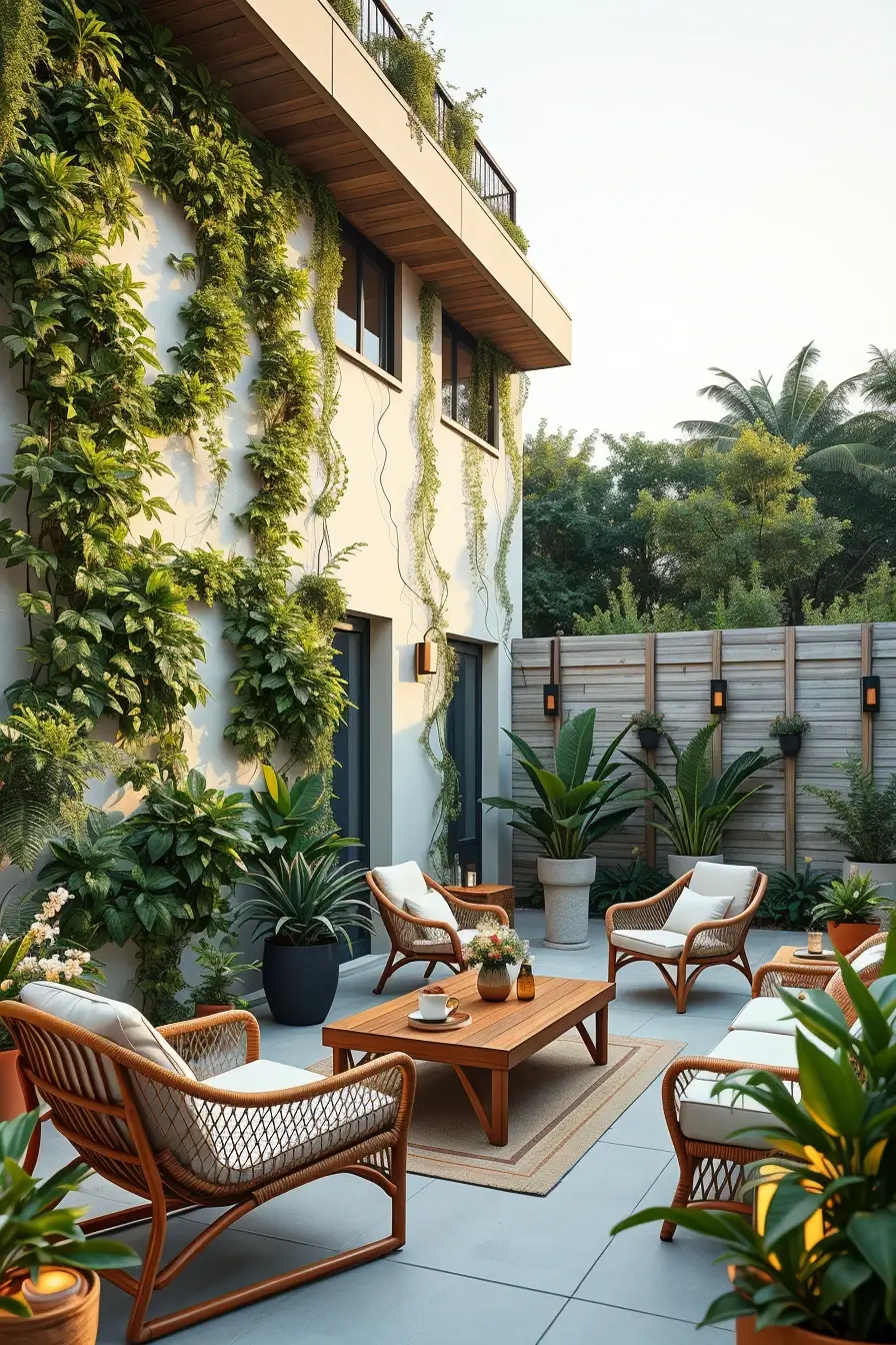 59 Vertical Garden & Outdoor Living Wall Ideas 2026 For Stunning Green Spaces