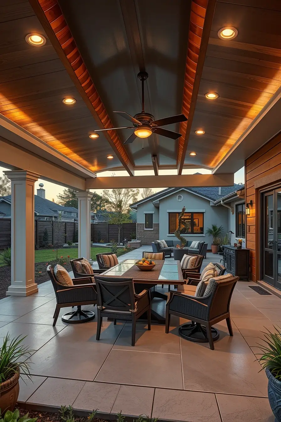 59 Patio Design Ideas 2026: Creative Curved And Streamlined Outdoor Trends