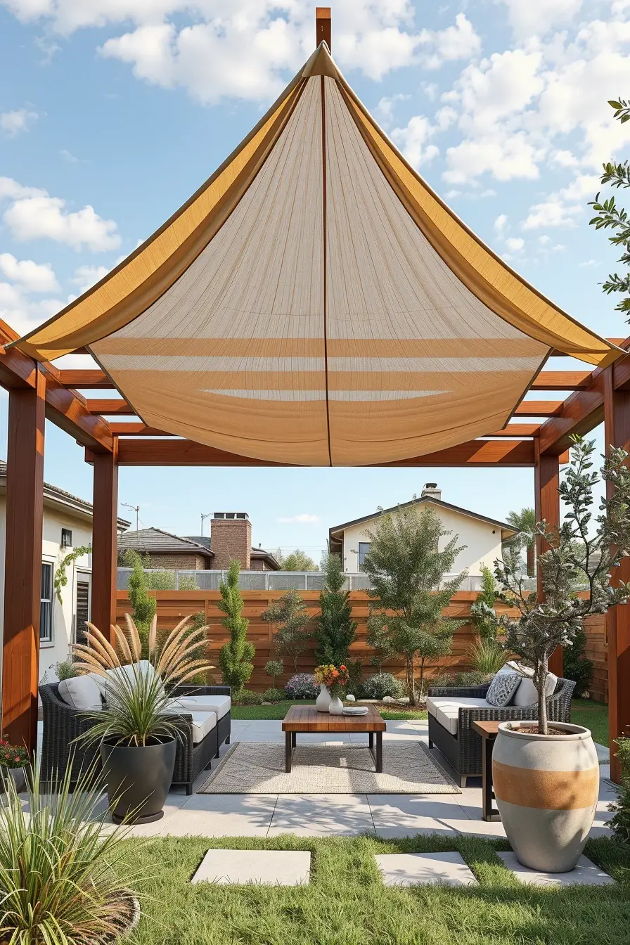 56 Sun Shade Sail Ideas Backyards 2026 For Stylish And Cool Outdoor Spaces