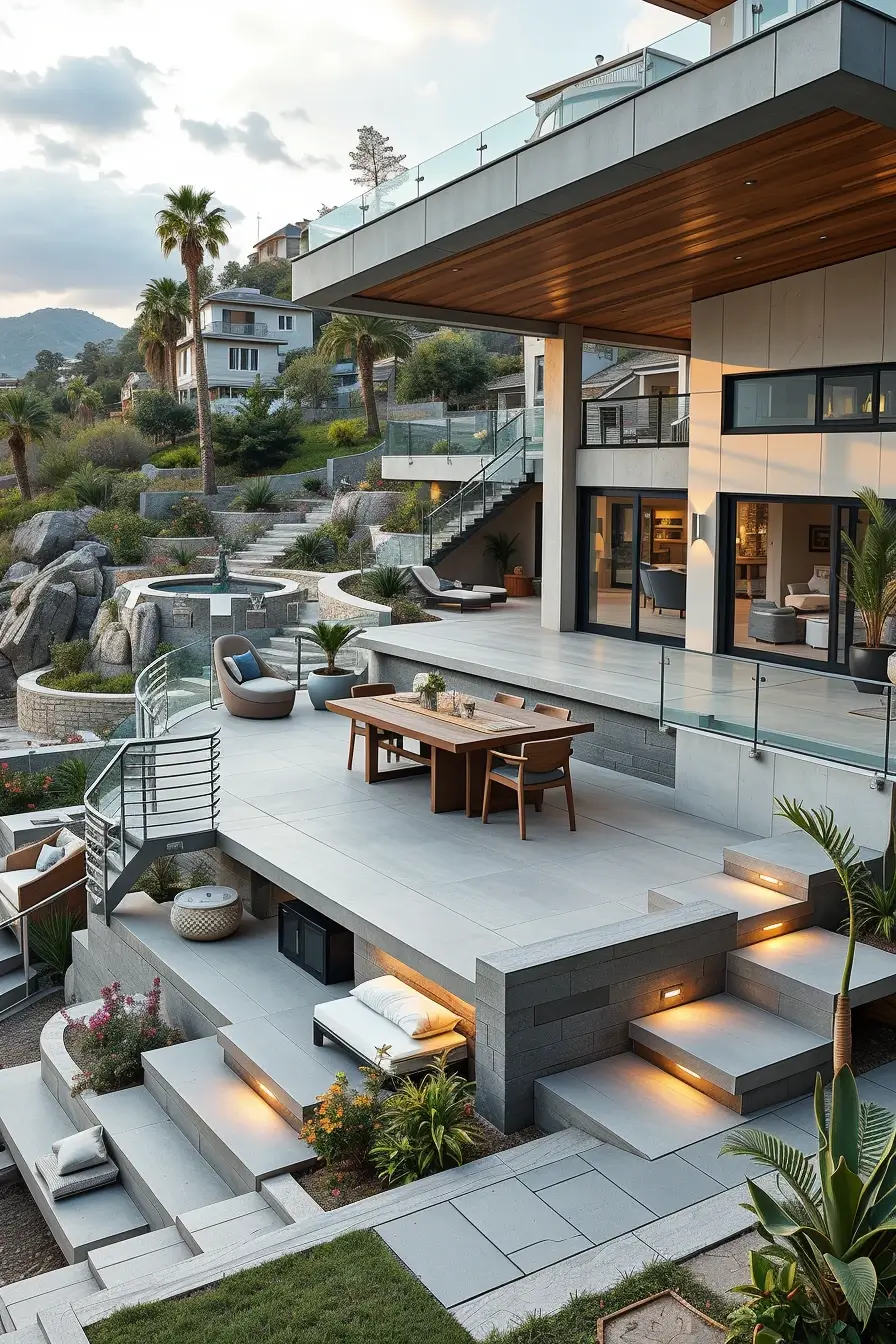 59 Patio Design Ideas 2026: Creative Curved And Streamlined Outdoor Trends