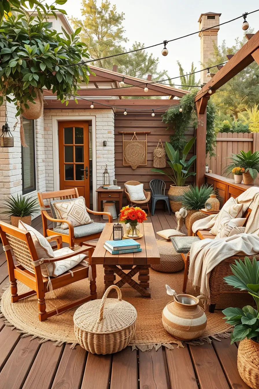 60 Boho Patio Ideas 2026 That Create A Dreamy Outdoor Oasis