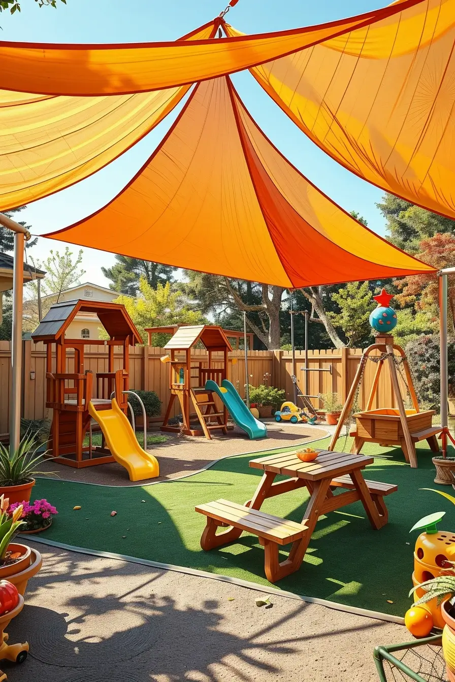 58 Sun Sail Shade Ideas For Your Outdoor Space 2026: Stylish Backyard Shade Inspiration