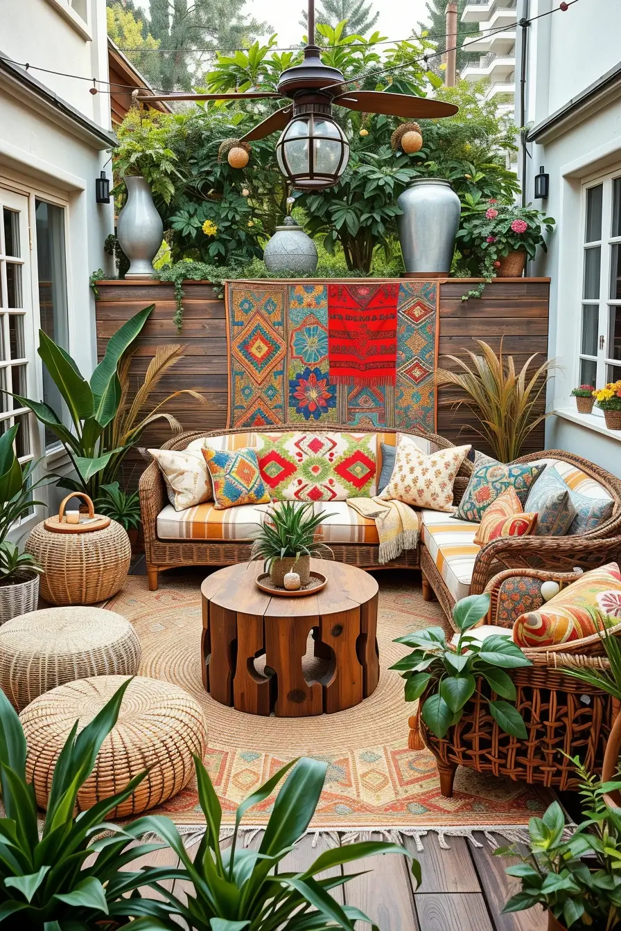 58 Boho Patio Ideas 2026 For A Stylish And Relaxed Outdoor Space