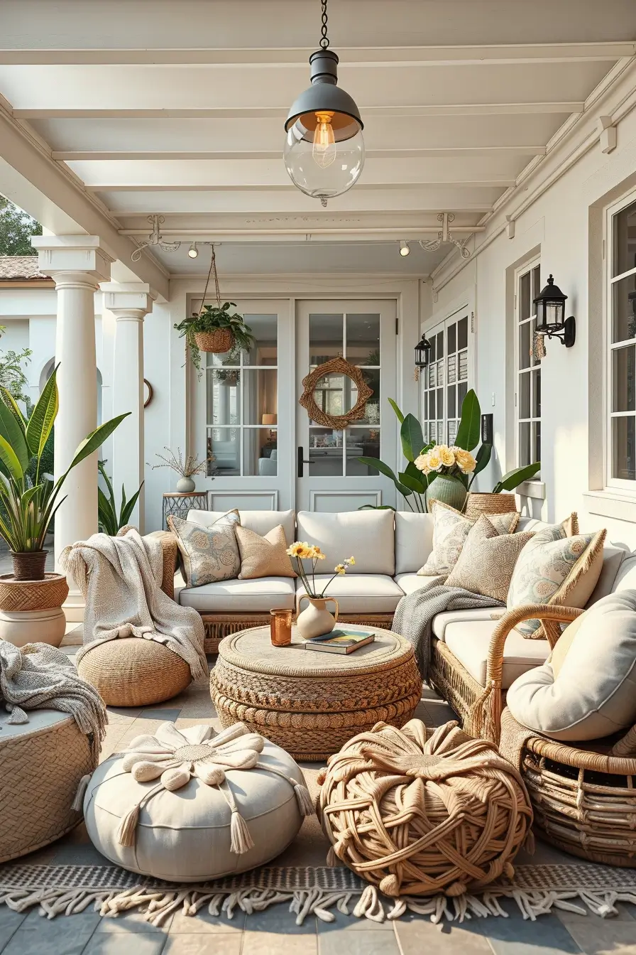 60 Boho Patio Ideas 2026 That Create A Dreamy Outdoor Oasis