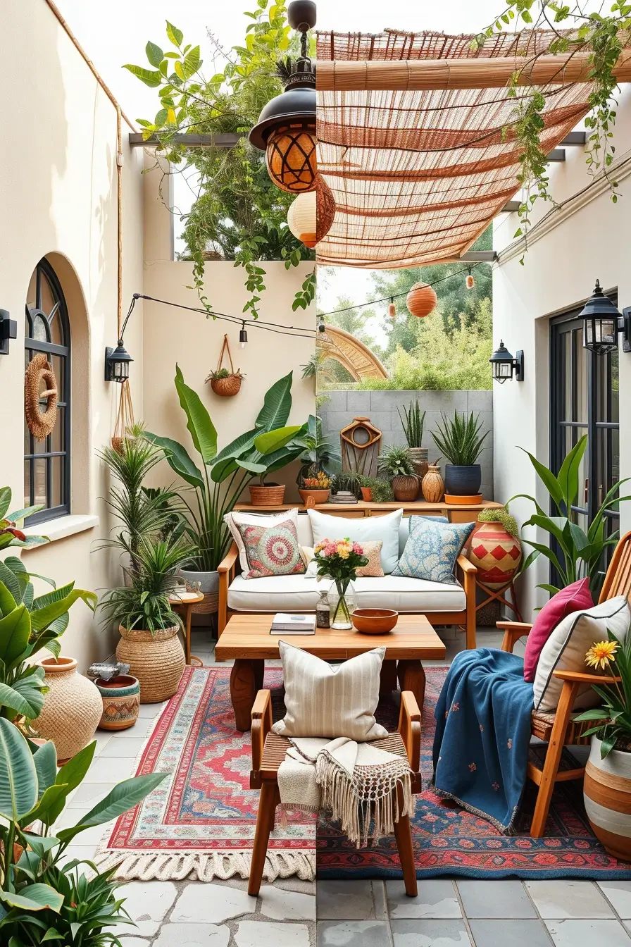 60 Boho Patio Ideas 2026 That Create A Dreamy Outdoor Oasis