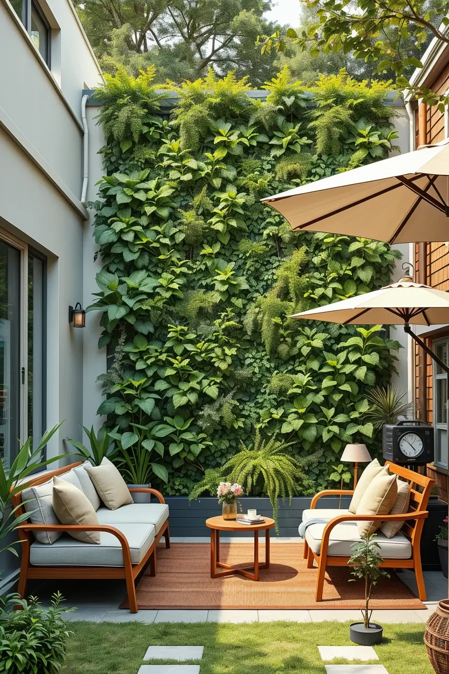 59 Vertical Garden & Outdoor Living Wall Ideas 2026 For Stunning Green Spaces