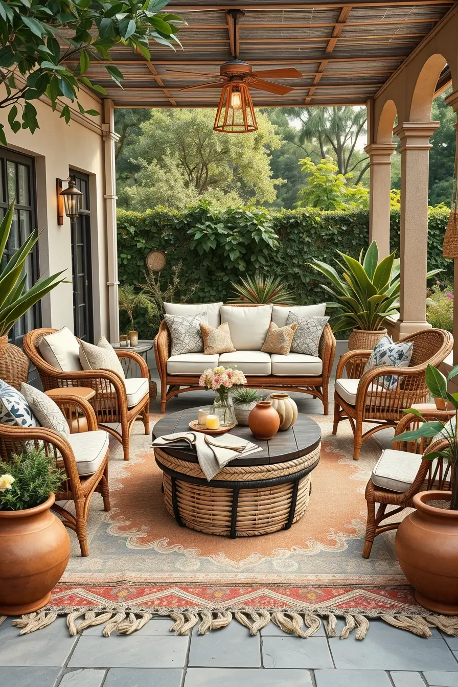 58 Boho Patio Ideas 2026 For A Stylish And Relaxed Outdoor Space