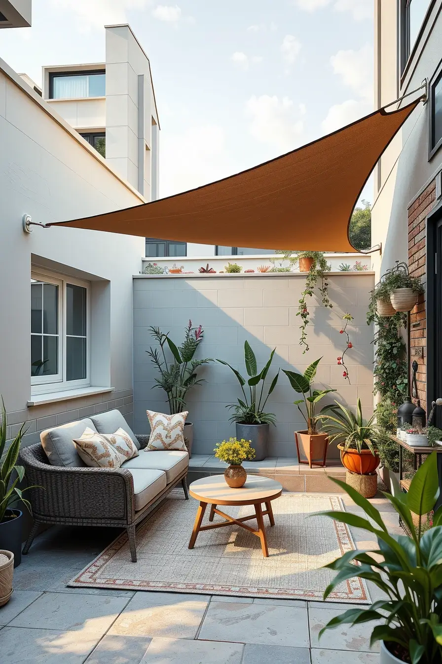 58 Sun Sail Shade Ideas For Your Outdoor Space 2026: Stylish Backyard Shade Inspiration