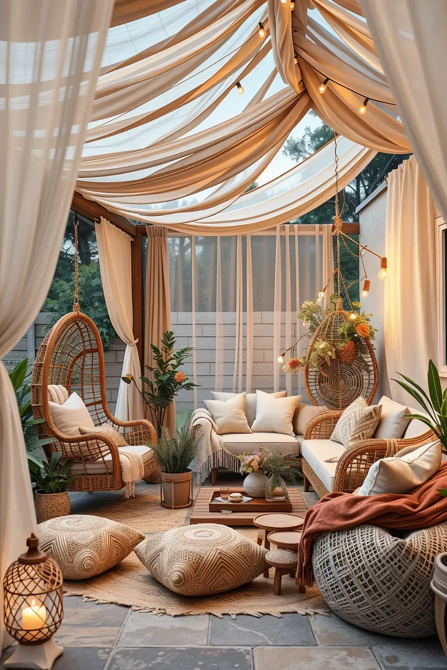 58 Boho Patio Ideas 2026 For A Stylish And Relaxed Outdoor Space