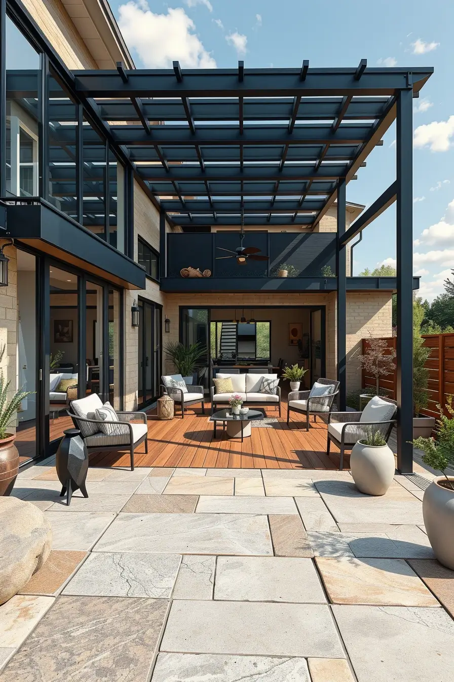 59 Patio Design Ideas 2026: Creative Curved And Streamlined Outdoor Trends