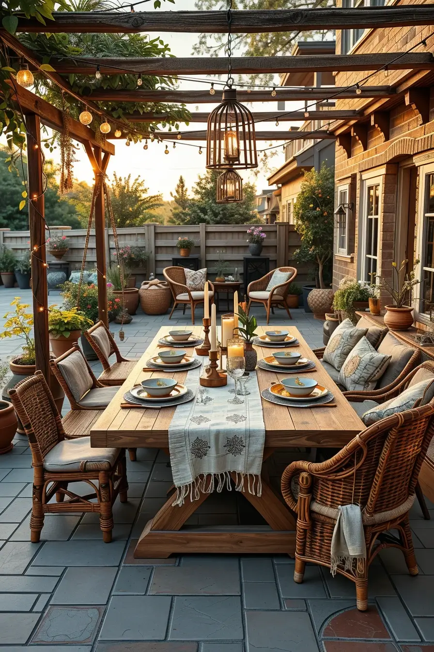 58 Boho Patio Ideas 2026 For A Stylish And Relaxed Outdoor Space