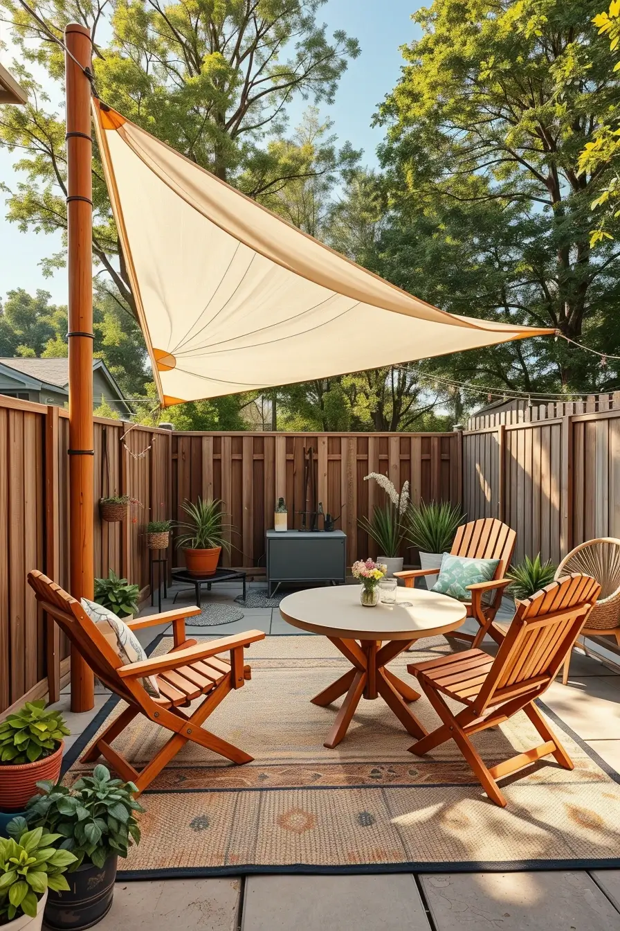 58 Sun Sail Shade Ideas For Your Outdoor Space 2026: Stylish Backyard Shade Inspiration