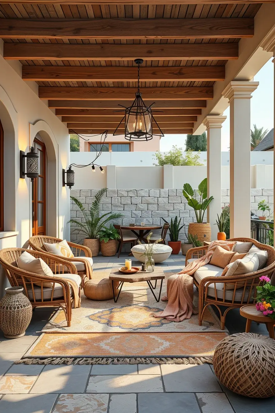60 Boho Patio Ideas 2026 That Create A Dreamy Outdoor Oasis