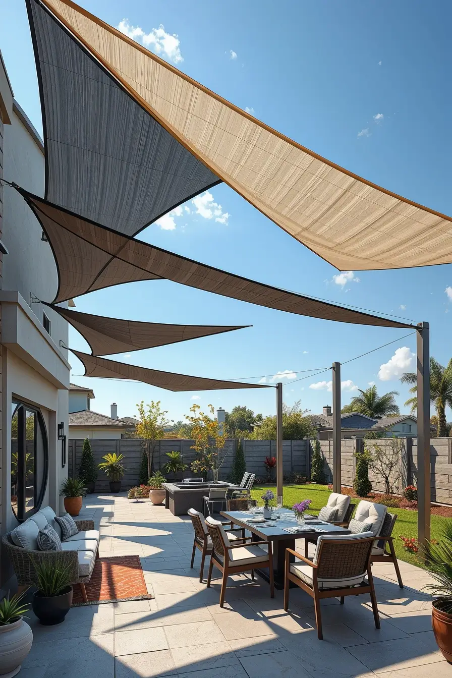 56 Sun Shade Sail Ideas Backyards 2026 For Stylish And Cool Outdoor Spaces