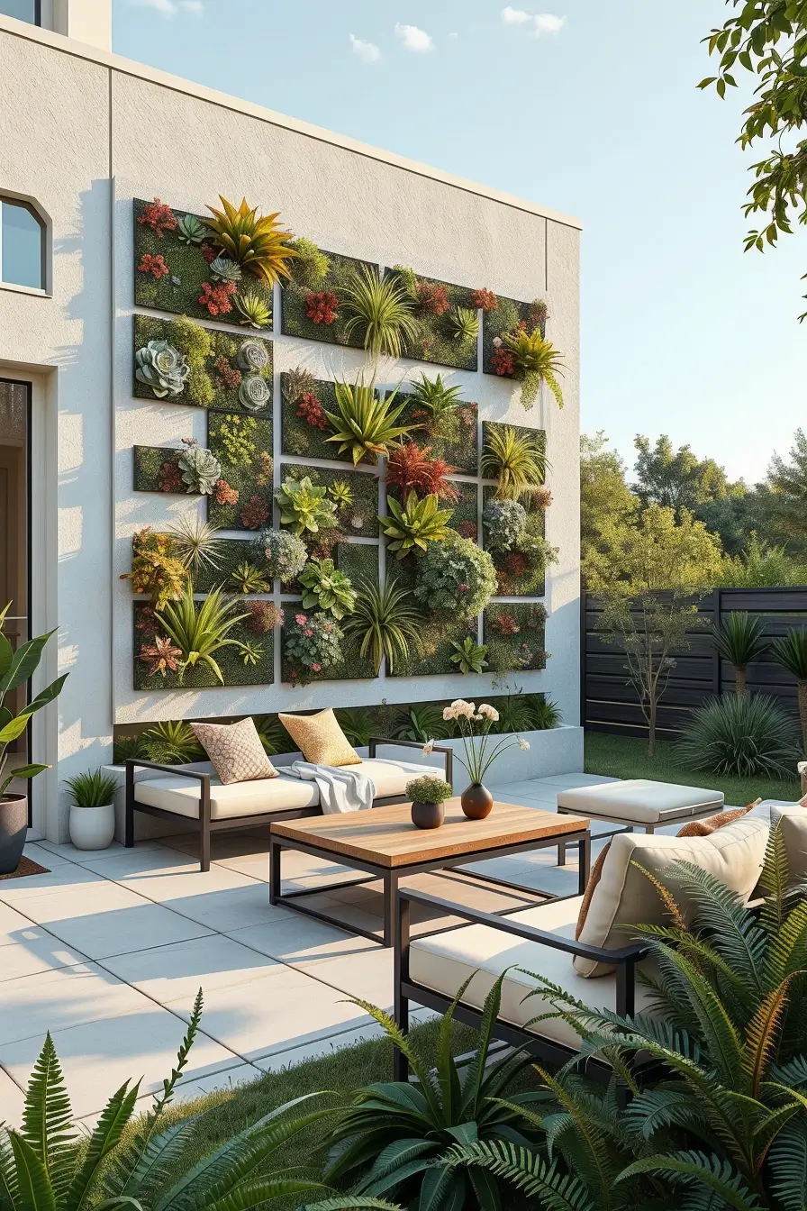 59 Vertical Garden & Outdoor Living Wall Ideas 2026 For Stunning Green Spaces