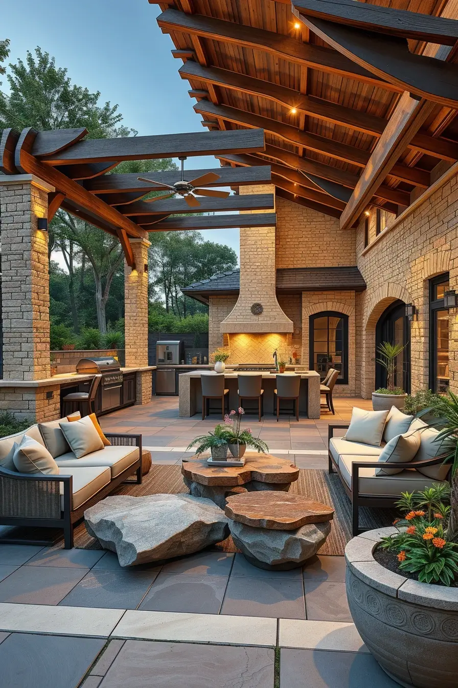 59 Patio Design Ideas 2026: Creative Curved And Streamlined Outdoor Trends