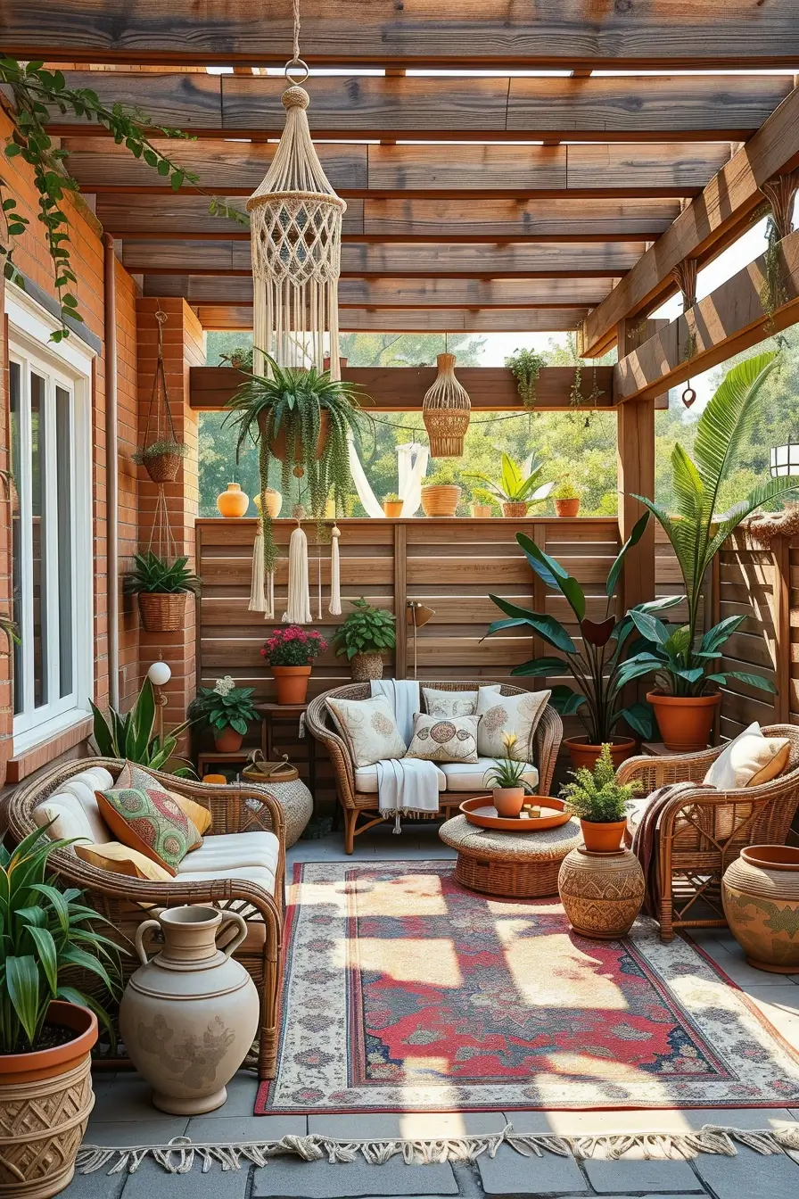 58 Boho Patio Ideas 2026 For A Stylish And Relaxed Outdoor Space