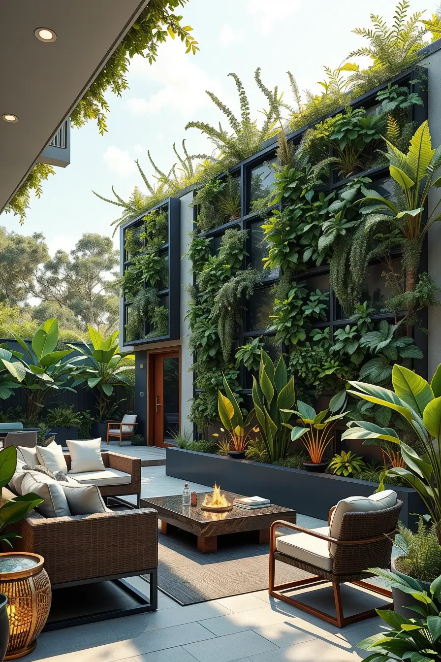 59 Vertical Garden & Outdoor Living Wall Ideas 2026 For Stunning Green Spaces