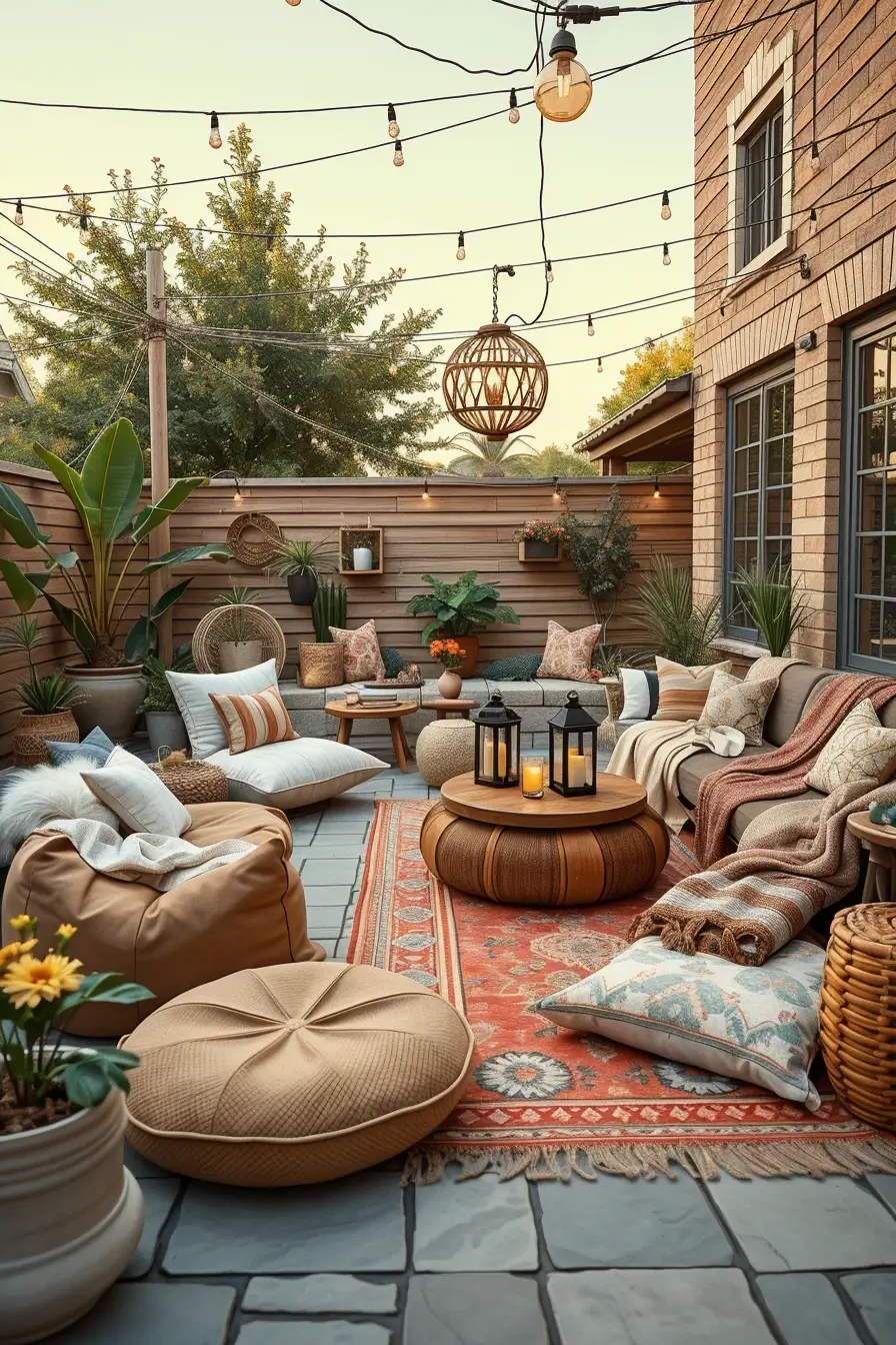 58 Boho Patio Ideas 2026 For A Stylish And Relaxed Outdoor Space
