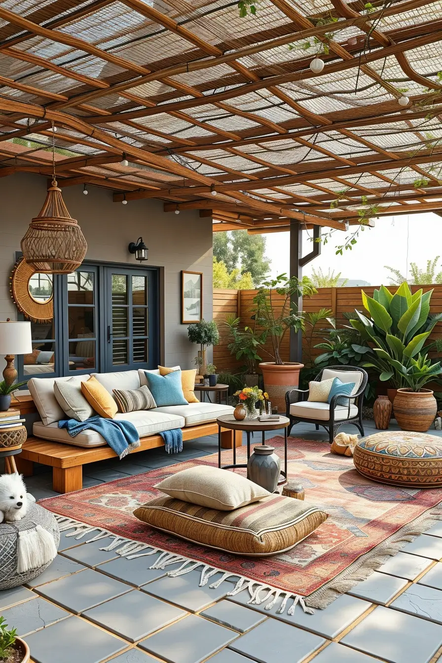 60 Boho Patio Ideas 2026 That Create A Dreamy Outdoor Oasis