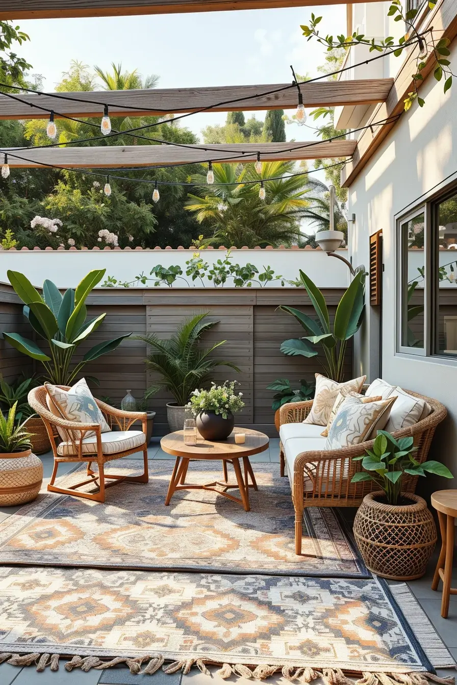 60 Boho Patio Ideas 2026 That Create A Dreamy Outdoor Oasis