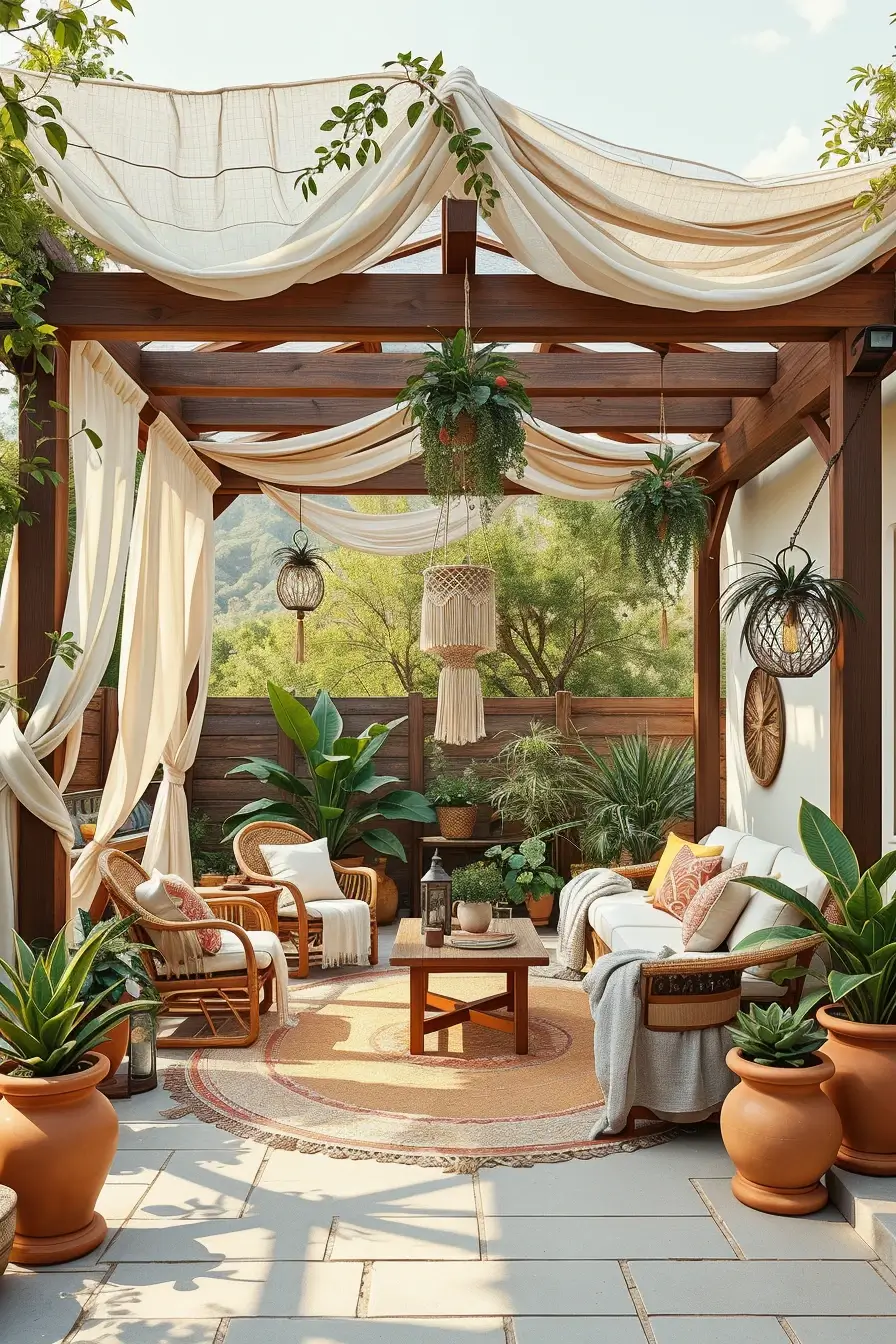 58 Boho Patio Ideas 2026 For A Stylish And Relaxed Outdoor Space